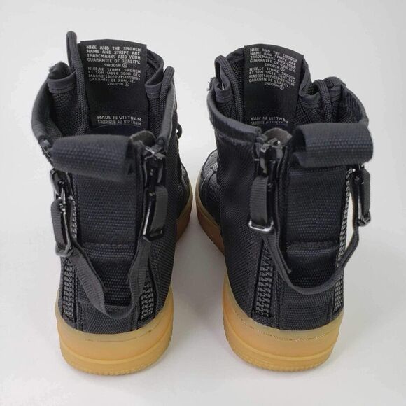 Nike Air Force 1 SF AF1 Mid Urban Utility Shoe Black Gum Unisex Womens Size 7 - Picture 4 of 9